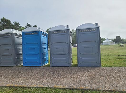 we offer a variety of special event restrooms for rental, including standard porta potties, luxury trailers, and handicap-accessible units